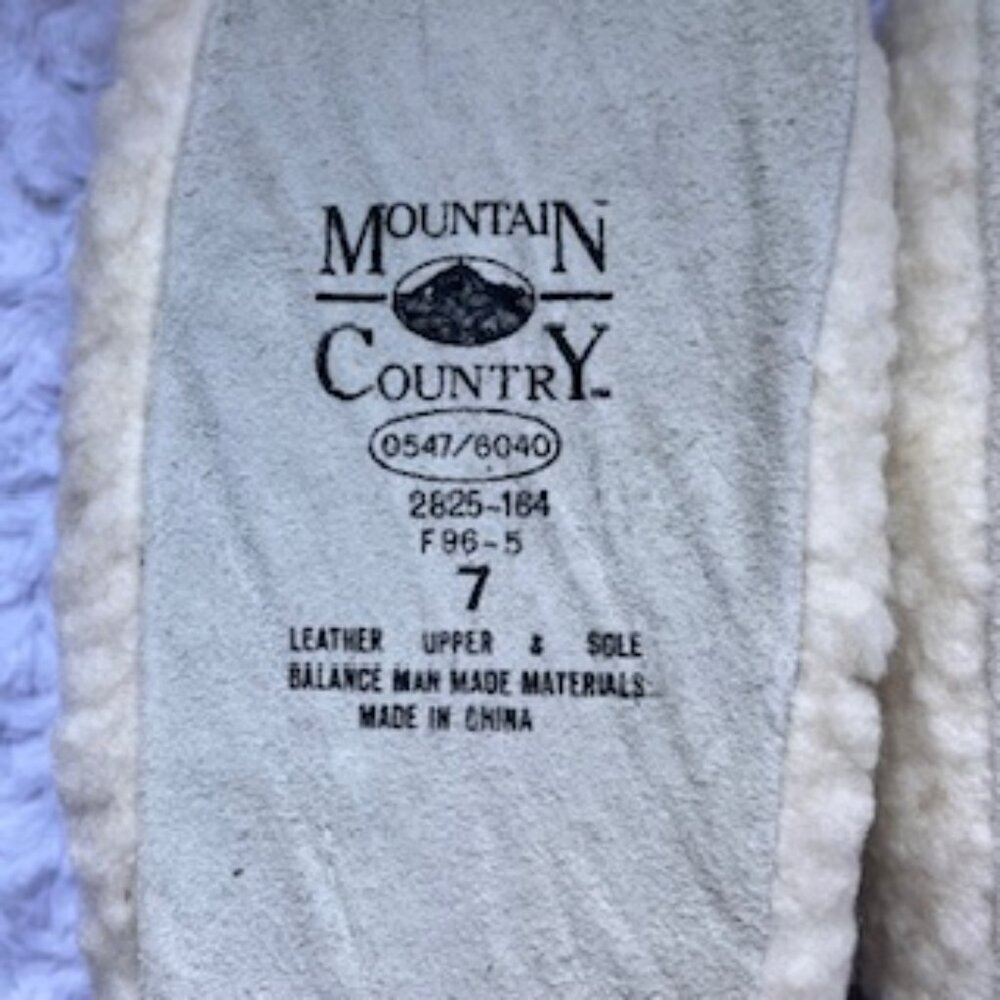 NEW Vintage Authentic Mountain Country Purple Slippers Women’s Size 7 NWT - Picture 5 of 7